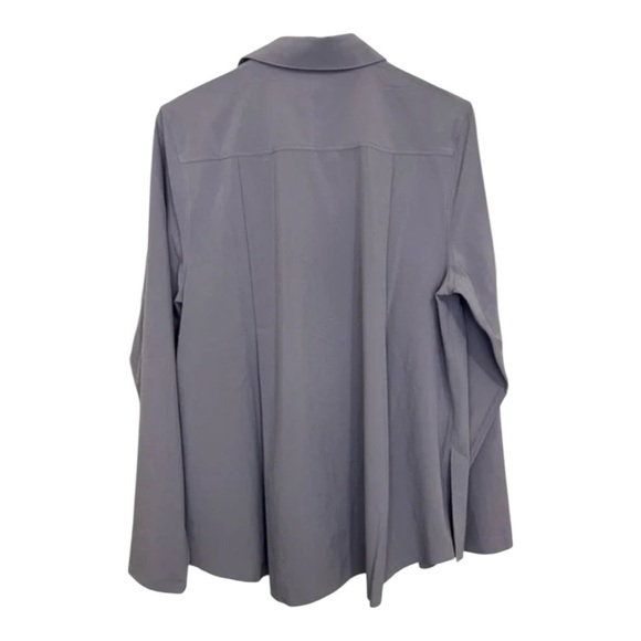Athleta Urbanite Button Up Long Sleeve Top Shirt Size Medium - Picture 6 of 10